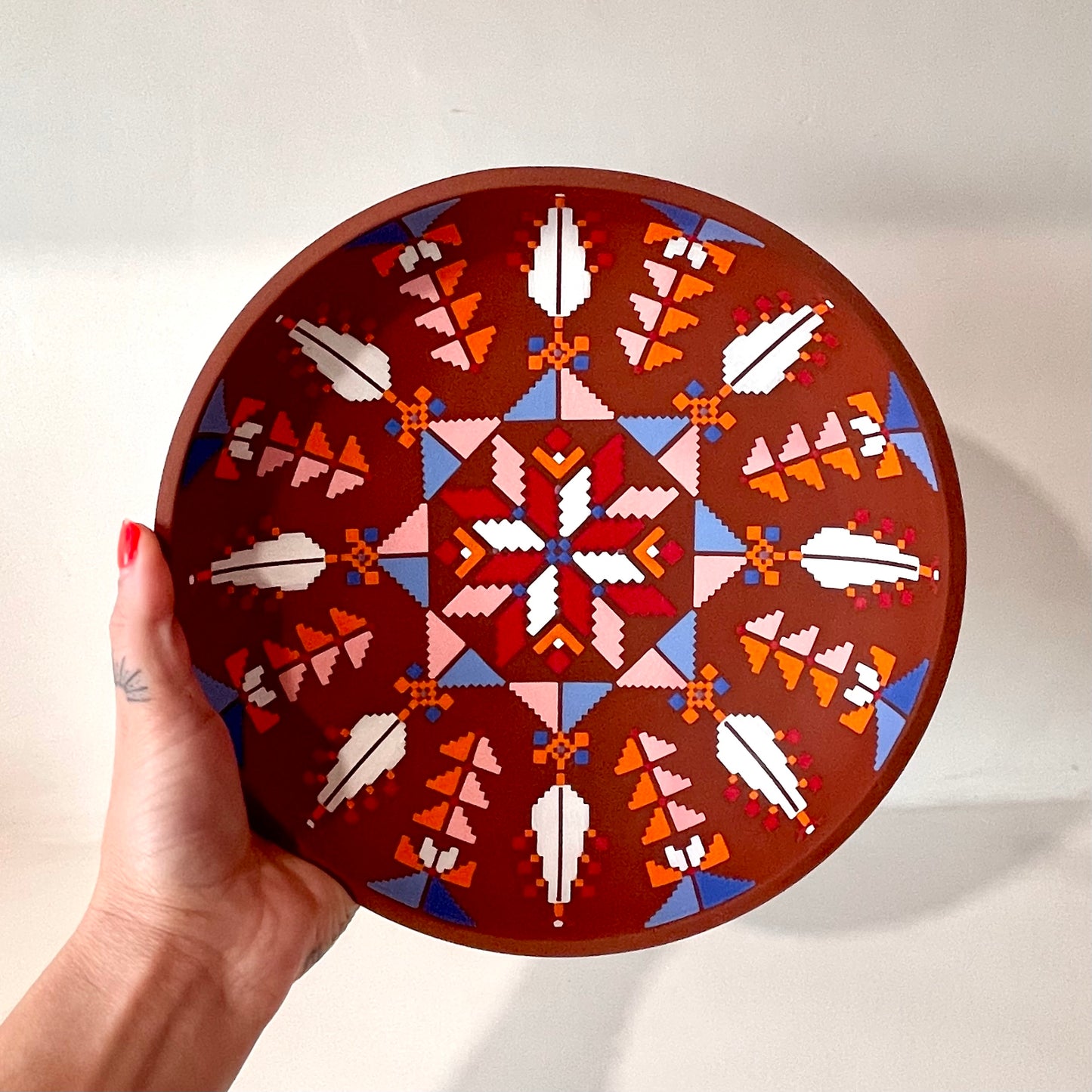 Tatreez-inspired bowl